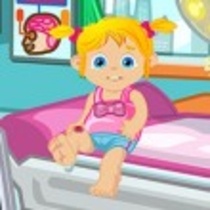 Baby Ella Hurts Her Leg
