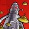 The Giant Robot Vs Mars Invaders