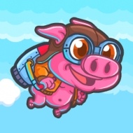 Rocket Pig - Tap to Fly
