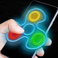 Fidget Spinner Neon Glow Online