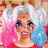 Harley Quinn Face Care and Make up
