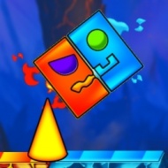 Fire and Water Geometry Dash
